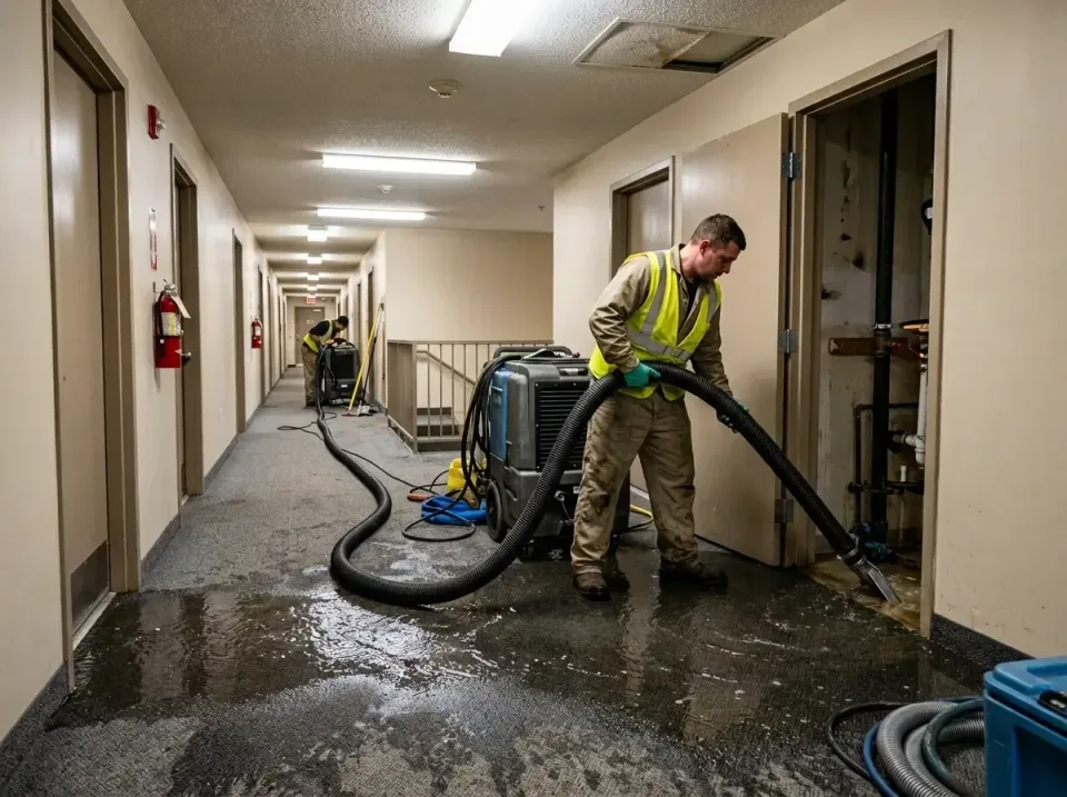 multi-unit-apartment-hallway-f-005 — frequently asked questions, Emergency Burst Pipe Water Extraction & Removal in Upper Ny…